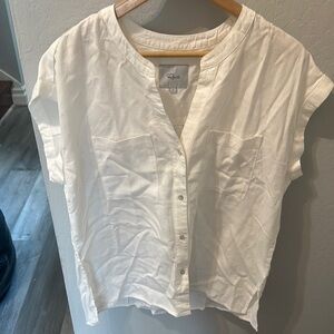 Rails White Button Down Shirt Timeless Elegance